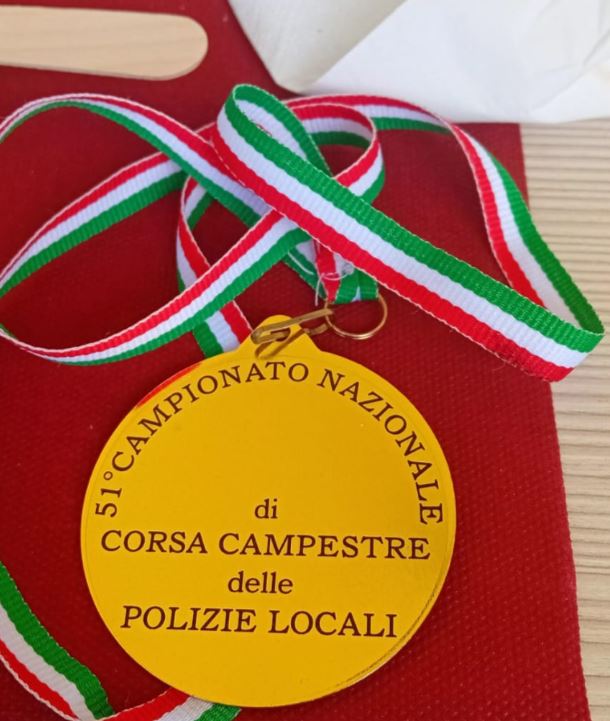 Foto della medaglia 51° campionato Nazionale di Corsa Campestre delle Polizie Locali