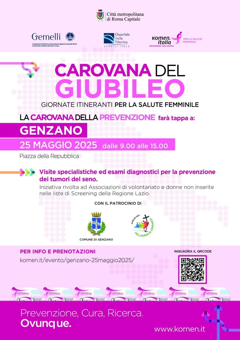Carovana del Giubileo in piazza a Genzano di Roma
