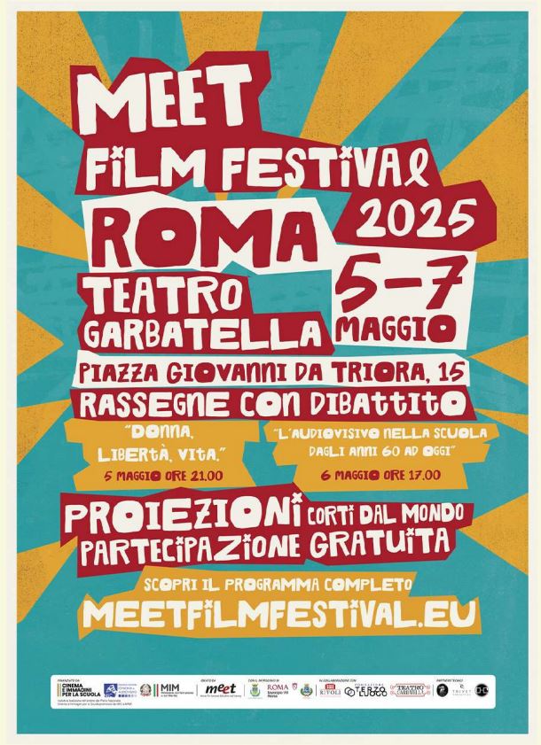 Locandina del Meet Film Festival Garbatella, 5-7 maggio 2025