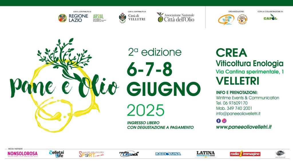 Evento Pane e Olio a Velletri 2025, degustazione olio extravergine e pane artigianale