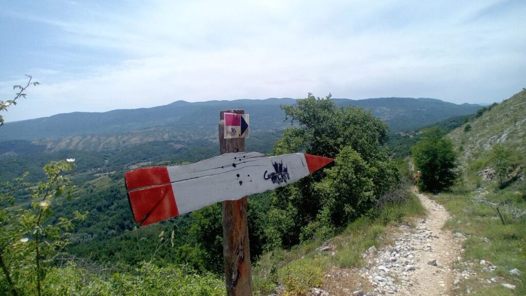Dettaglio indicazione de 'Il Cammino dei Briganti'