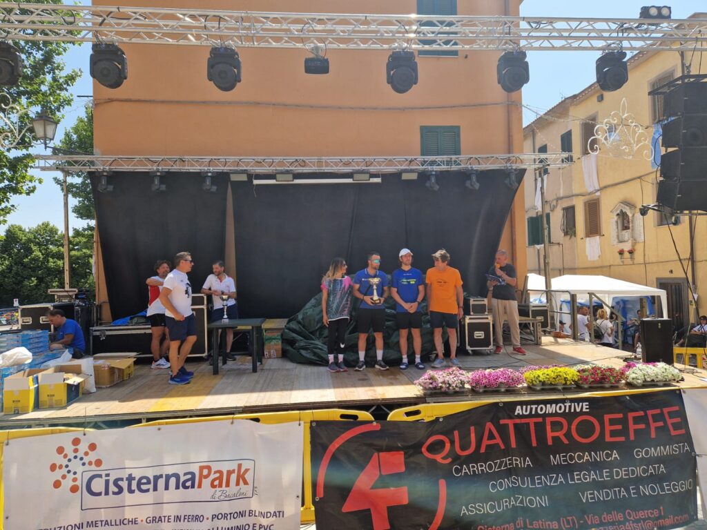 Un momento della premiazione