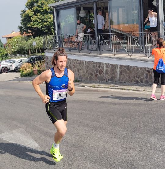 Federico Cellucci dei Top Runners Castelli Romani alla Palestrina Archeologica 2025