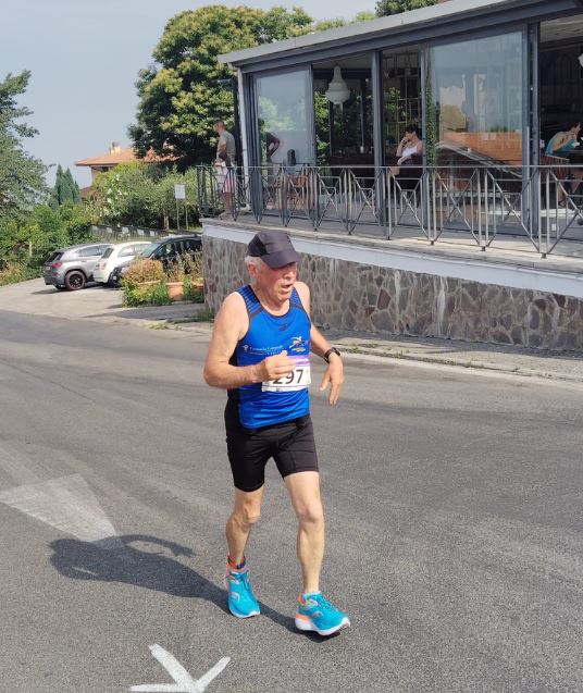 Marcello Angeloni dei Top Runners Castelli Romani alla alla Palestrina Archeologica 2025