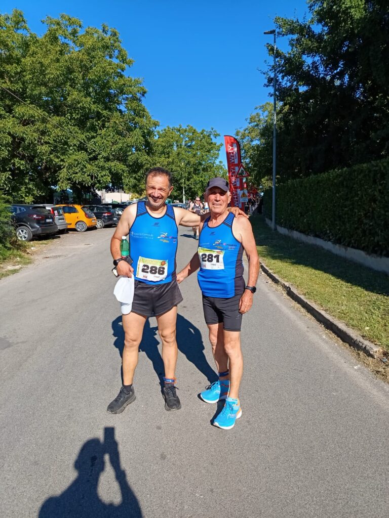 Mazzone e Angeloni alla Maratonina della Lumaca di Valmontone 2025