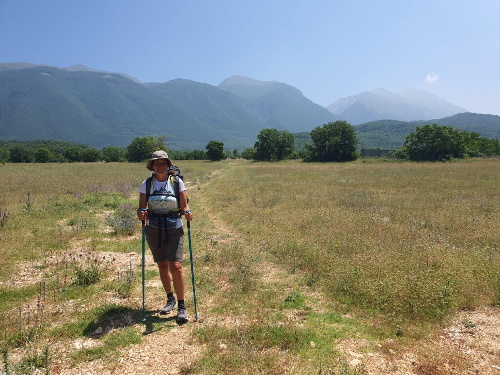 Emanuela Moauro durante Il Cammino dei Briganti