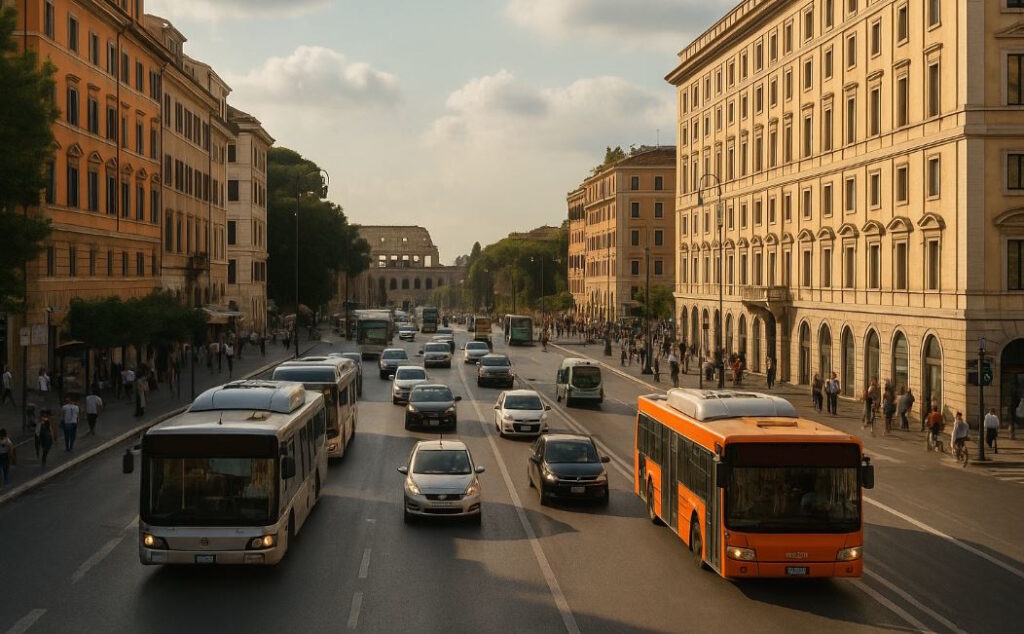 Traffico e trasporti pubblici modificati a Roma durante eventi del weekend 7-8 giugno 2025.