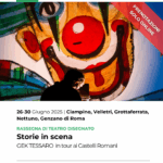 Gek Tessaro, teatro disegnato con lavagna luminosa ai Castelli Romani