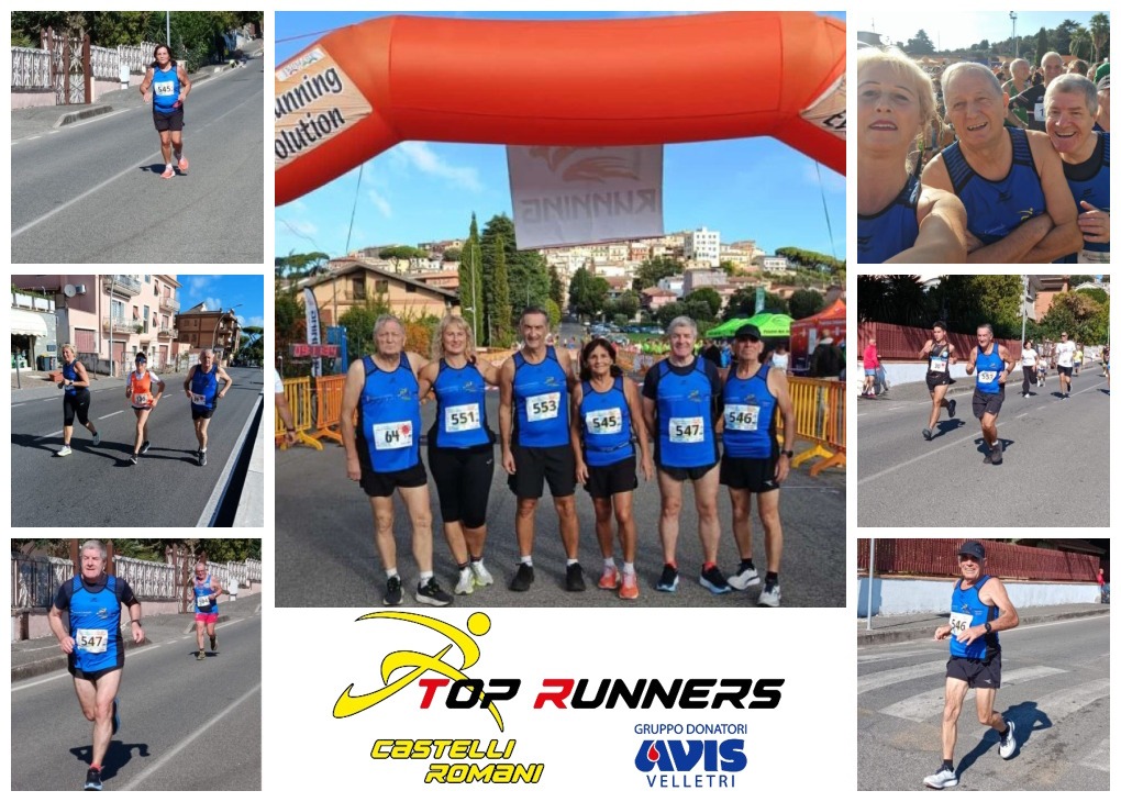 Top Runners Castelli Romani alla CorriColonna 2026