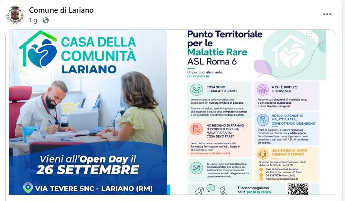 Open Day Casa della Comunità Lariano