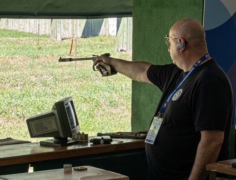 Marco Pierluigi del TSN Velletri Campione Italiano Pistola Libera 50 metri