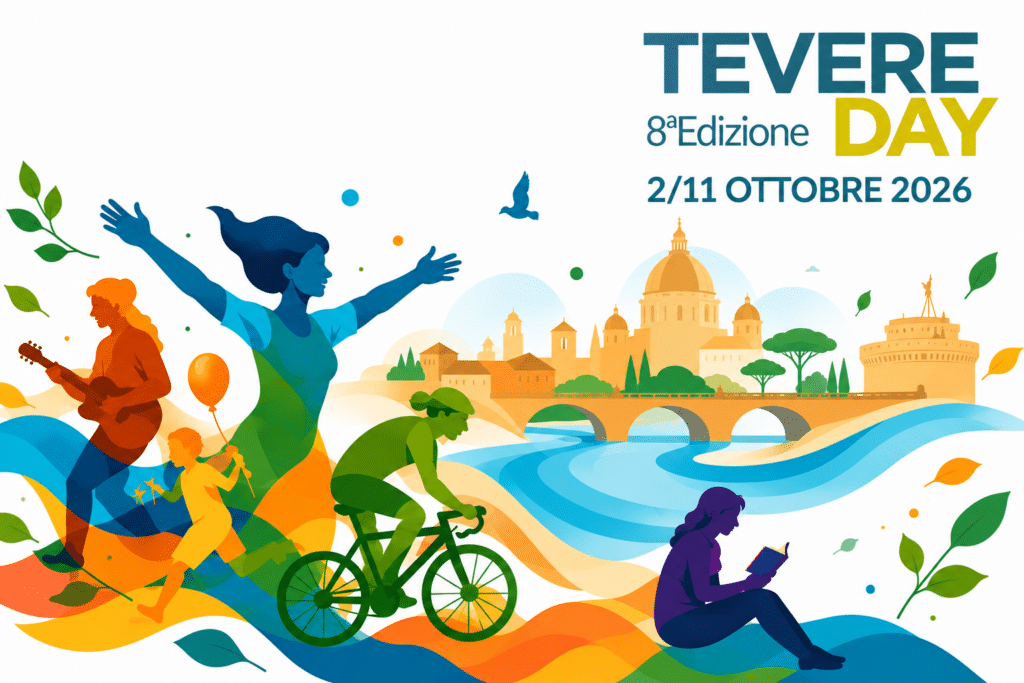 Tevere Day 2026, dal 2 all’11 ottobre a Roma