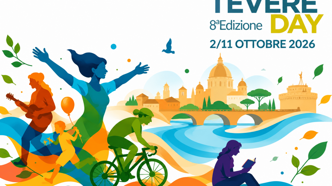 Tevere Day 2026, dal 2 all’11 ottobre a Roma