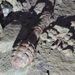 elletri, scoperta una grotta del centro storico chiusa dal dopoguerra con rinvenimento di un ordigno bellico