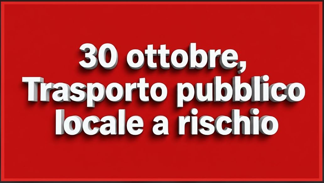 sciopero trasporti Roma 30 ottobre