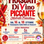 DiVino Piccante 2026 a Frascati, evento enogastronomico dal 16 al 18 ottobre