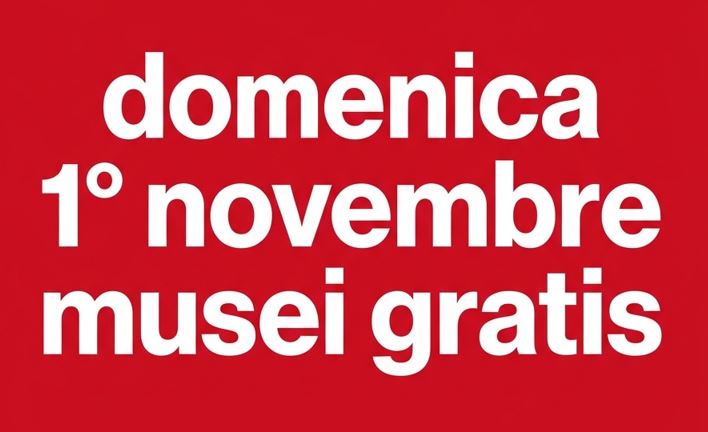 Domenica 1° novembre musei gratis a Roma